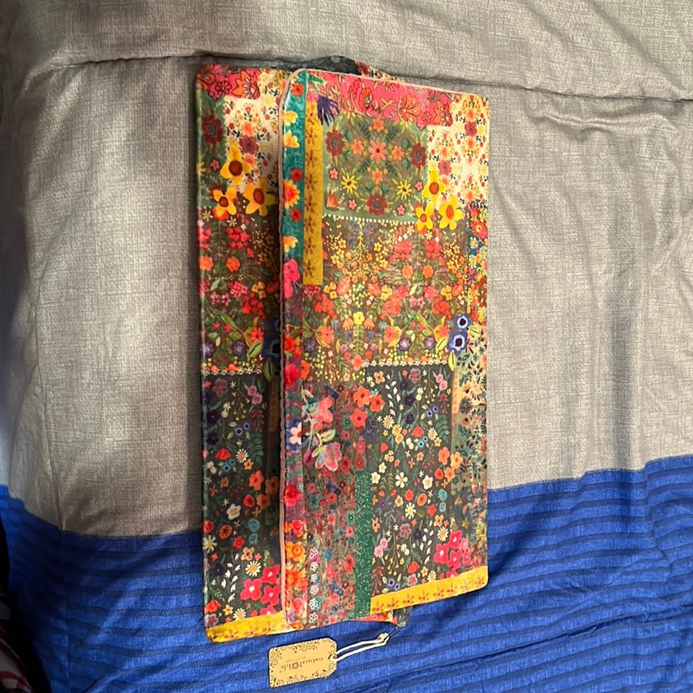 Natural life bedside caddy patchwork